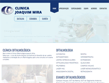 Tablet Screenshot of clinicajoaquimmira.com